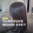강남 미용실 헤어컨설팅 받고 애쉬브라운 염색까지 | 아뉴헤어 청담본점 은별 대표 원장