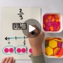 272-1014 | 분수 ; 그림으로 개념 잡기~ 분수 학습교구/ unborne 플랩북 분수와 소수/amazing visual math