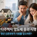 땅끝마을부동산중개사무소 | 다주택자 양도세 중과 드디어 시행. 청년층과 신혼부부가 기회를 잡으려면?
