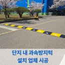 수리공원 주변 보행자우선도로 | 단지 내 과속방지턱 설치 업체 시공