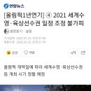 올림픽 1년 연기로 2021 세계수영·육상선수권 일정 조정 불가피 이미지