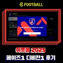 이풋볼 2025 v.4.0 페이즈 1 디비전1 등반 후기, 스토이코비치 감독 전술, 스쿼드 선수 주관적 평가
