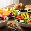 식이섬유가 많은 음식 및 건강한 장 관리 이미지