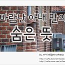 아내 말의 숨은 뜻 이미지