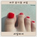 대구 장기동 네일 : 네일하이 페디큐어 후기