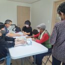 온양5동초사2통경로당 | 아산시 온양5동, 2022년 하반기 노인 목욕 및 이미용권 현장 배부 나서