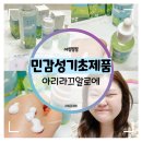 아리스킨케어 | 민감성기초제품 :: 아리라끄알로에 알로에베라잎수 스킨케어 3종 세트(세럼,토너,크림)