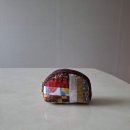 생활 속의 퀼트& 패치워크 | [핸드메이드] 감성 패치워크 퀼트 반달 미니 파우치 지퍼형 소품·화장품 수납 스마트스토어