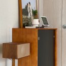 장미인테리어 | 거실 인테리어 | 장미맨숀 마르틴 원목 그릇장 램프블랙 후기