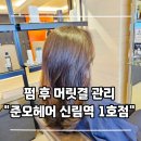 LG미용실 | 신림미용실 추천 | 준오헤어 신림역1호점 모발클리닉 후기