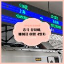 베이징] 8박 9일 자유여행 4일차 🚅🍜🥤- 상하이에서 베이징으로, Yoshinoya, 선월드 호텔 왕푸징, HEYTEA