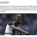 [데이브 오콥 - 독점] 리버풀은 올해 £80m 선불, 내년에 £60m을 추가로 내는 2차 비드 예정 (총 £140m) 이미지