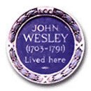 존 웨슬리의 웨슬리예배당, 웨슬리하우스 등 (런던) 이미지