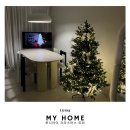 루시호텔 | 루시아이 평생트리 150cm 스파클링 지네전구 1600구 + 리본 장식으로 꾸민 내돈내산 신혼집...