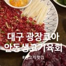 안동생고기뭉티기(인동점) | [대구/두류동] 대구 두류역 광장코아 뭉티기맛집 : 안동 생고기 뭉티기