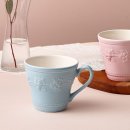 자연을 담은 리스 스타일링 | 신혼부부 집들이 선물 웨지우드 페스티비티 머그 블루 엠보싱 커피잔 홈카페 인테리어 소품 후기