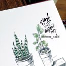 힐링수채화 & 펜드로잉 이미지