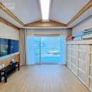 션하우스 | 합천 순굴재하우스 펜션, 쉬폰 커튼과 암막 커튼 조합, 펜션 거실 분위기 살리는 시공후기