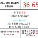 플렉스 로또 198회차 당첨자 이미지