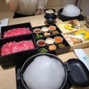 삼성역 코엑스 맛집 분위기 좋은 고퀄리티 솜사탕 스키야키 일상정원 코엑스점 후기.