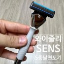 와이즐리 5중날 면도기 SENS 후기