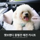강아지카시트 포근함이 다른 펫브랜디 중형견 카시트