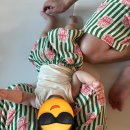 서문시장 블루머 고쟁이 반바지 제작 후기 (맘커플룩, 패밀리룩, 거즈 블루머)
