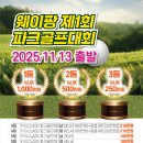 중국 웨이팡 제1회 파크골프대회 , 1등 상금이 무려 1,000만원 이미지