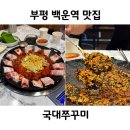 통기타 계속반(백운) | 부평 백운역 맛집 매콤한 쭈꾸미 시원한 냉면 조합 국대쭈꾸미