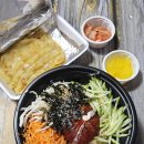 [내돈내산]153구포국수 납작비빔만두 야식 배달 대존맛!