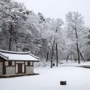 여주 효종대왕릉 (영릉) 설경 이미지