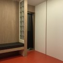피부샵 인테리어필름 시공사례 | 경기도 평택 송탄 피부관리실 LX BW002 월넛 + ES69 아이보리 리뉴얼 후기