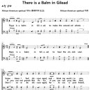 [성가악보] There is a Balm in Gilead / 길르앗의 향유 [흑인 영가] 이미지