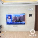힐스테이트아티움시티경로당 | [공지] 창원 팔용동 힐스테이트아티움시티 가벽 75인치 벽걸이tv설치후기 with 선정리, 거실LED시계
