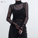 은근한 섹시함? [2color] 시스루 터들넥 스판 긴팔티 솔직 후기