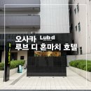 루브 호텔 | 루브 디 오사카 혼마치 호텔 트윈룸 후기, Lub d Osaka Honmachi, 오사카 호텔