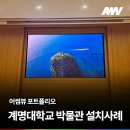 어썸미디어 | 계명대학교 박물관 실내형 LED 전광판 교체 설치 후기 (어썸뷰 COB 모듈 1.56p)
