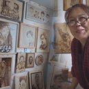 나무에 그리는 세상 우드버닝 이미지