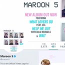 🔥마룬파이브랑 방탄소년단 맞팔🔥 현실이냐ㅠㅠ누가 방탄만큼 해ㅜㅜ슈스다ㅠㅠㅠMaroon5랑 방탄 트친이다!!!! 이미지