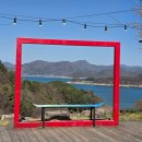 레이지홈 | 충주호 뷰 카페 추천 | 대미산 악어봉 등산 후 들른 게으른악어 바움쿠헨과 야외 라면존이 있는 카페