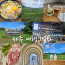중앙로터리주변 | 제주여행 1일차 해장국부터 한림 금오름 주변카페 서귀포 올레시장까지