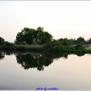 호숫가의아침 이미지