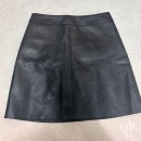 걸포유 | 걸포유 가죽치마 하이웨이스트 A라인 레더스커트 키작녀 가을코디