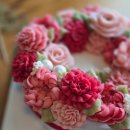 손수 빚은 앙금플라워떡케익 | 대구 떡케이크 스플쌤 스윗플라워 카네이션 케이크