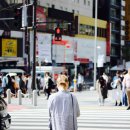 버스정류장 옆 횡단보도 이미지