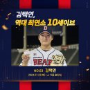 이미 이름이 박힌듯한 2024 KBO 신인왕과 정규시즌MVP 이미지