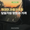 하나 | 원데이 자동차보험 당일 가입 방법과 가격 하나 이용 후기