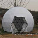 경기 이천 부발(20m/7m/5m) 복합 시공된 Geodesic Dome 막공사 사진입니다. 이미지