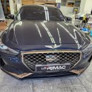 클린모터스 | [카왕모터스] 제네시스 G70, '리멕 썬팅 700 시리즈...잔여물 완벽 제거 디테일 시공 후기 (부산 영도구)