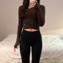 지니 소프트 | 그란데라인 엘소프트 크로스 커버업 우드브라운 후기 (필라테스 긴팔 상의 추천)